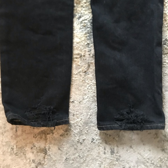 Authentic Saint Laurent Distressed Black Jeans - Picture 4 of 8